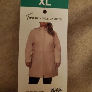 Vince Camuto Women's Cream Hooded Coat